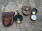 WW1 Cruchon Emons Berne US Engineer Corps Brass Military Field Compass Antique