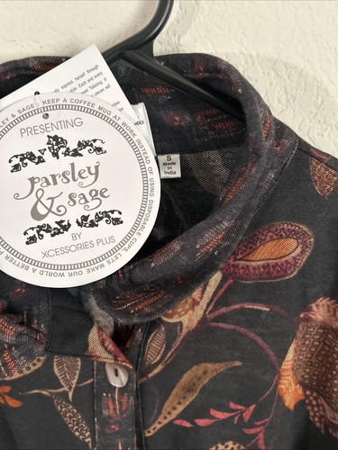 Parsley & Sage Small Button Up NWT $77 - Picture 3 of 7