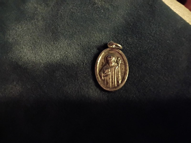 Catholic Sterling Silver Medal of Saint Jude #11a