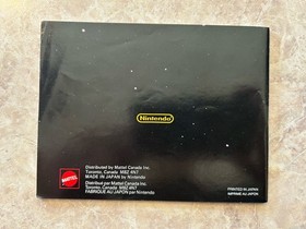 Super Mario Bros. Nintendo NES, 1985 Complete in Box CIB Mattel Version Hang Tag