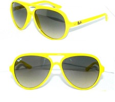 OCCHIALI DA SOLE RAY BAN GIALLO GRIGIO RB 4125 754 CATS 4376 OCCHIALI 4162 PILOT AVIATOR