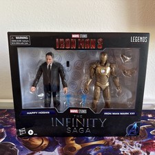 Marvel Legends Infinity Saga Happy Hogan & Iron Man Mark XXI 2 Pack Sealed