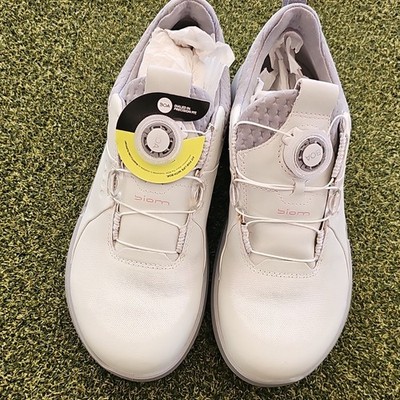 ECCO Biom Women's Golf Shoes White/Gray EU 36 US 5-5.5 - New W/ Box