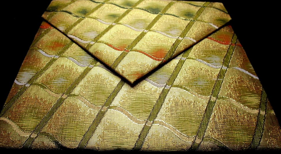 Bolso Cartera Bolso de Noche Vintage Sobre Metálico Geométrico DIANE LOVE Foto 3 de 4