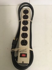 Alert SLP Temporary Power Tap 6M15-6, 6-Outlet Power Strip 125V 15A