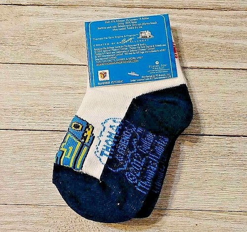 Thomas and Friends Socks 1 Pair Boys Size 5-6.5 - Picture 2 of 2