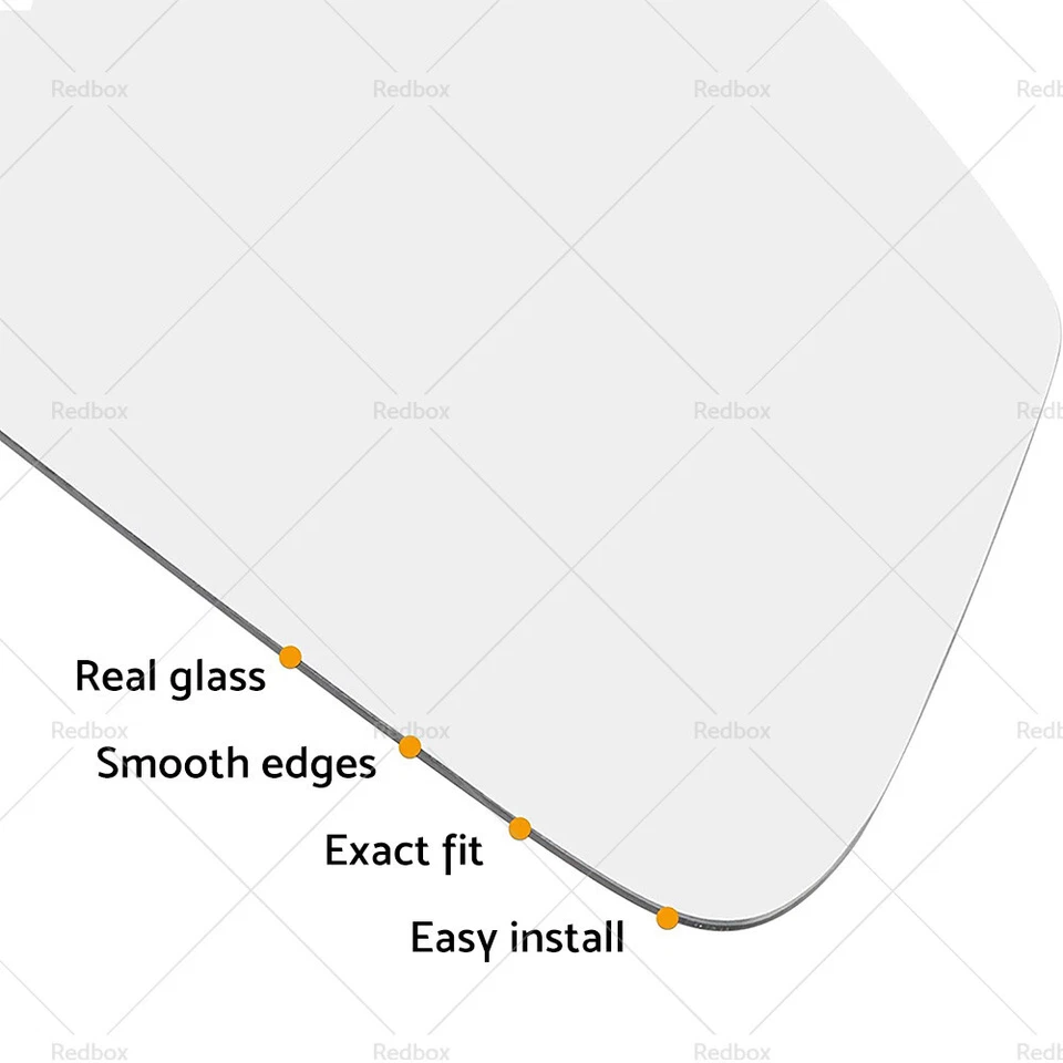 Suitable for TOYOTA YARIS 2012 - 2017 Left Side Mirror Glass with Back Plate - image 4 of 4
