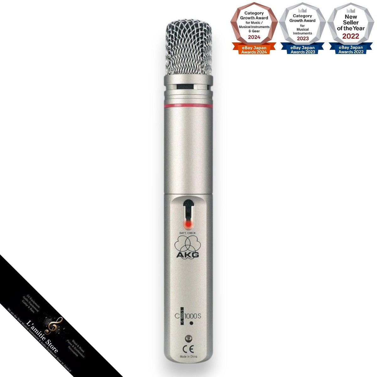【美品】AKG C1000S &ケーブル&卓上アームセット 美品】AKG C1000S &ケーブル&卓上アームセット AKG C1000S/C3000