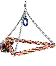 Caitec 00266 Large Cotton Pyramid Swing Bird Toy