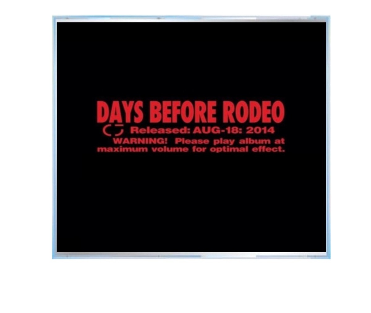 Days Before Rodeo (DELUXE) CD - Travis Scott Cactus Jack | eBay Days Before Rodeo (DELUXE) CD - Travis Scott Cactus Jack | eBay
