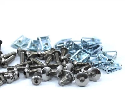 SPEEDY FASTENERS Kit de tornillos de clip de perno y carenado de acero inoxidable Suzuki GSX-R400 1986-1987 GSXR400