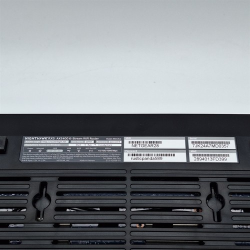 NETGEAR Nighthawk 6-Stream Dual-Band WiFi 6 Router (RAX54S) AX5400 -NOT WORKING- - Photo 8/8