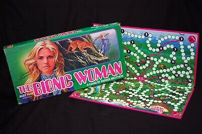 Vintage 1976 Bionic Woman Jaime  Sommers Board Game By Parker Brothers 