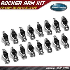 4340 Steel Sportsman Rocker Arms for Chevy SBC 350 1.5 Ratio 3/8" Self-aligning