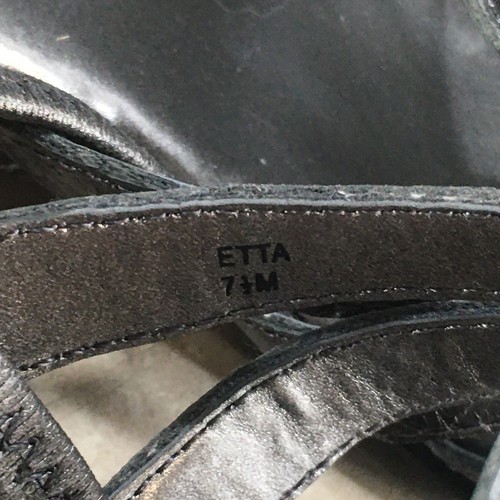 Sandali Karen Scott donna 7,5 M slingback argento punta aperta casual tacco a blocco - Foto 15 di 17
