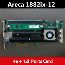 Areca ARC-1882IX-12 4GB Cache PCIe 3.0 x8  4e  12i Ports SAS/SATA RAID Card