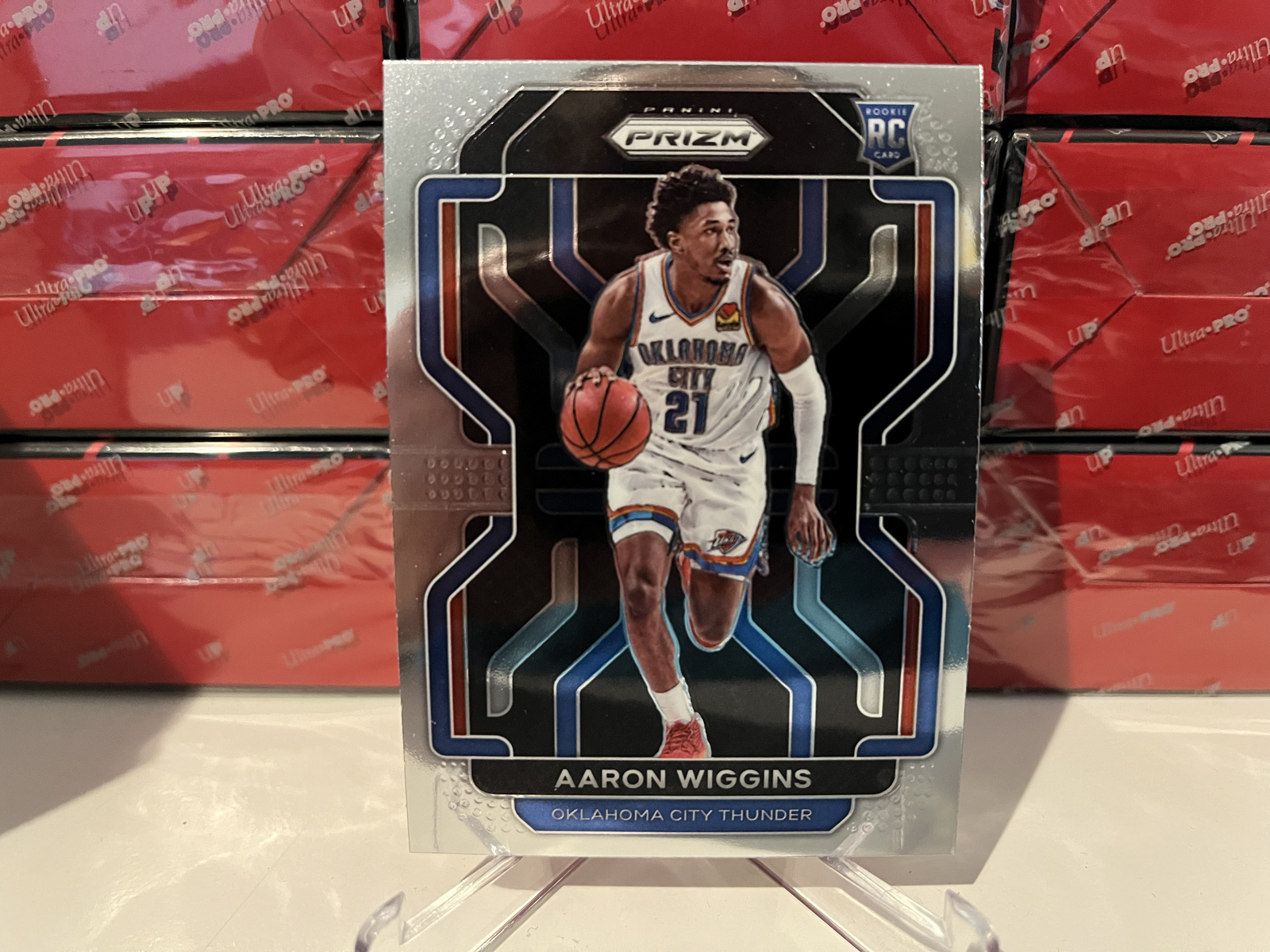2021-22 NBA Panini Prizm Basketball Aaron Wiggins #286 Base Rookie Card