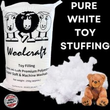 ❤ PREMIUM WOOLCRAFT Hollow Fibre Polyester Toy Filling Soft Stuffing Teddy Bear