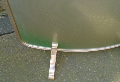 VINTAGE ART DECO STYLE METAL CURVED FIRE SCREEN / GUARD GOOD CONDITION - Picture 8 of 16