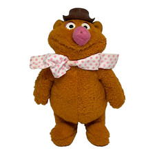 VINTAGE 1976 MUPPETS JIM HENSON FOZZIE 14" STUFFED ANIMAL PLUSH