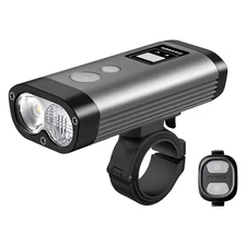 RAVEMEN PR2000 Bike Light Bicycle Headlight Wireless Remote Rechargeable 6000mAh