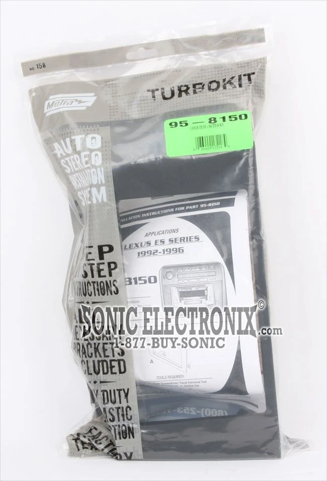 Kit de instalación doble DIN Metra 95-8150 para vehículos Lexus ES300 1992-1996 Foto 3 de 3