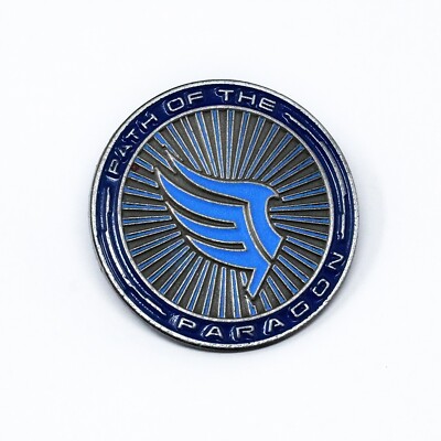 Mass Effect Trilogy Paragon Spectre Shepard 1.25'' Enamel Pin Glow in The Dark