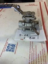 1/4" Stainless Steel 316 -3 PC Full Port, 1000 WOG ShoorSeal Ball Valve