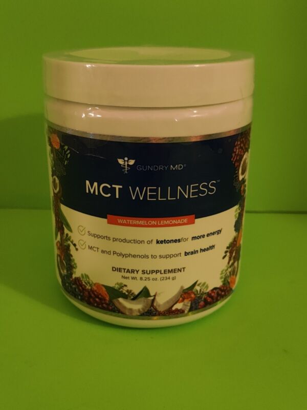 MCT WELLNESS By GUNDRY MD. Watermelon Lemonade. Authentic Product. MFG 4/2023