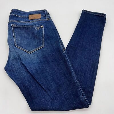 Mavi Jeans Co. Women's Adriana Mid-Rise Super Skinny Dark Wash Denim Jeans-Sz 28