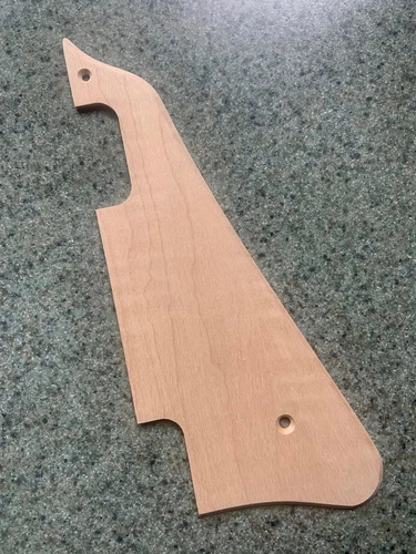 Guilford Flame Maple P-90 Pickguard - fits USA Les Paul