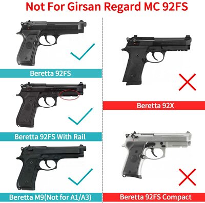 Gun&Flower Beretta 92FS Holster OWB Holster Fit Beretta 92 FS