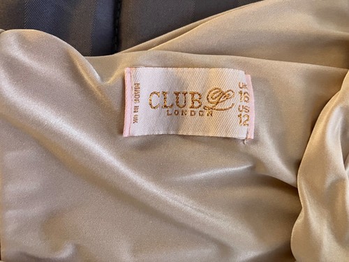 Club London Dress Womens 12 Blush Pink Long Sleeve - Picture 3 of 3
