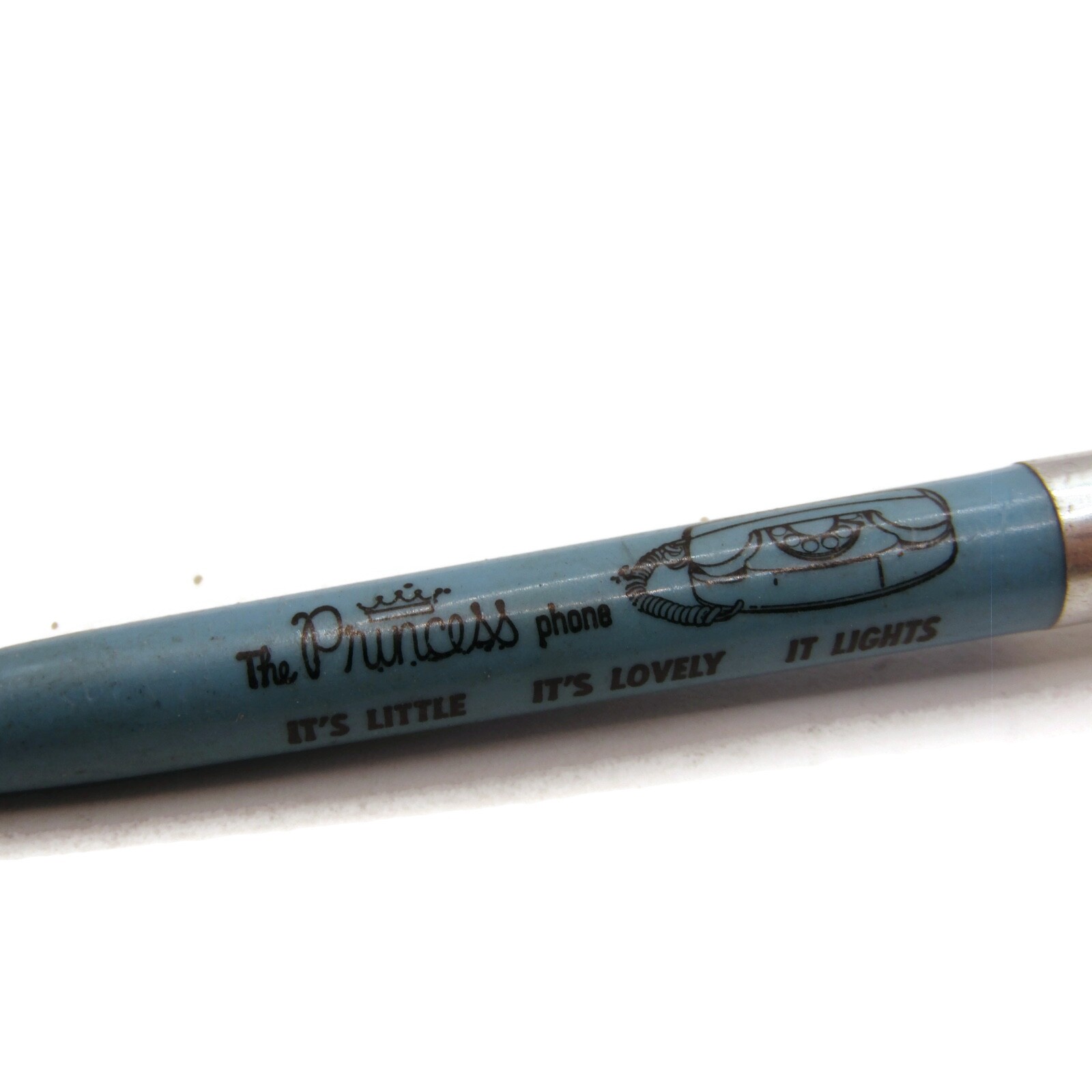 The Princess Phone It's Little It's Lovey It Lights Advertising Pencil Vintage