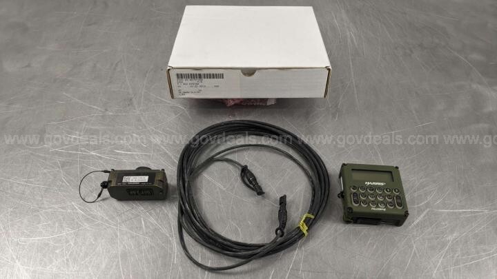 Harris Falcon II Military Radio Keypad Display Unit 10511-1300-03 +Cable+Adapter