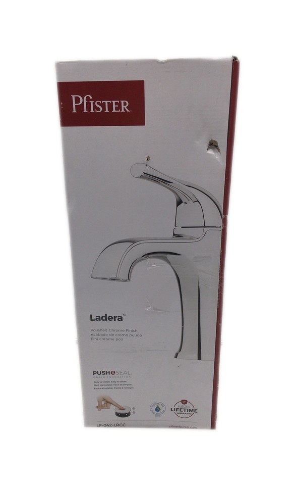 Pfister Ladera Single Hole SingleHandle Bathroom Faucet in Polished
