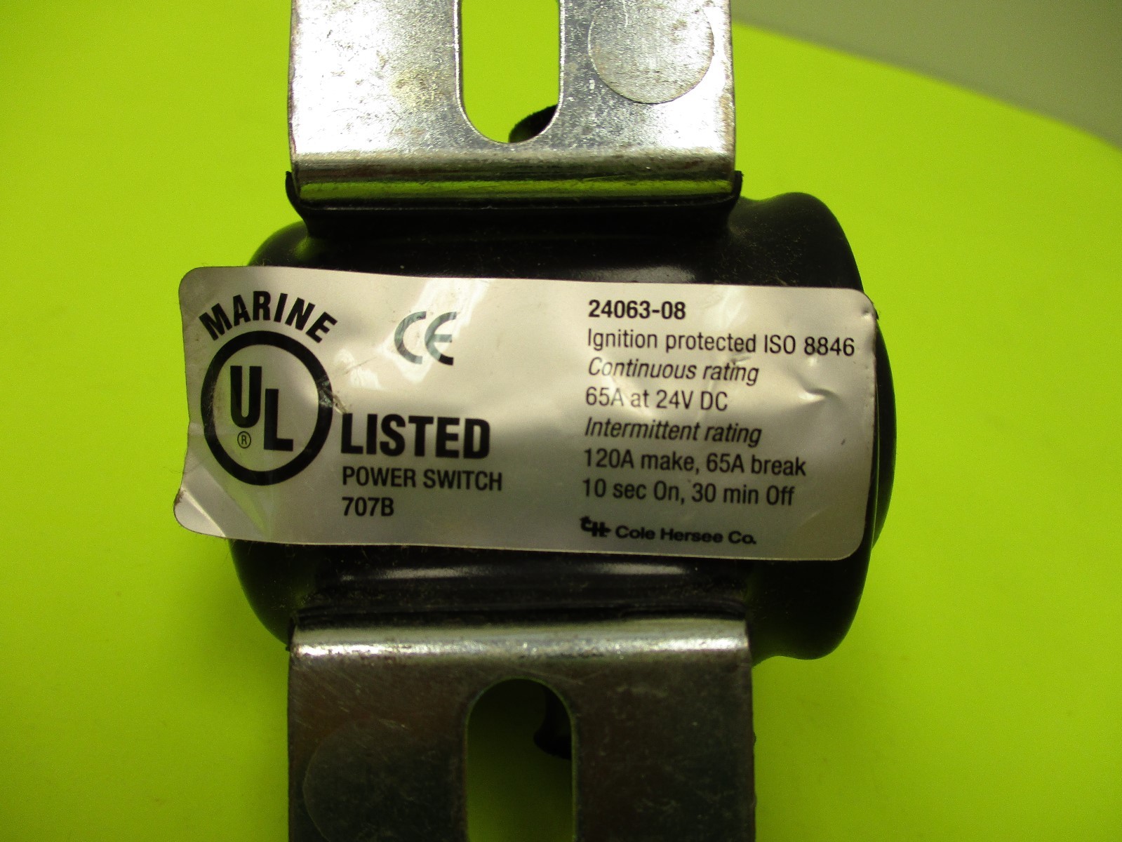 COLE HERSEE 24063-08 - 24V INSULATED CONTINUOUS DUTY SPST SOLENOID | eBay