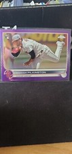 Konnor Pilkington 2022 Topps Chrome Update Rookie Purple Refractor Guardians