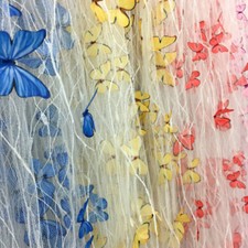Lace 3D Embroidery Fabric Butterfly Mesh Fabric for Dress Tulle Voile Curtain