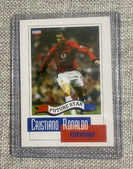 2004 CRISTIANO RONALDO Manchester United Future Star Rookie OMR