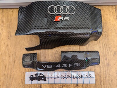 Audi B7 RS4 Carbon Fiber Main Engine Covers