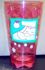 EIGHT (8) PIECE LOT OF "JOLLY SANTA" ACRYLIC TUMBLERS. (NWT)