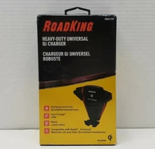 1 -NIP ROADKING R RK04100 HEAVY-DUTY UNIVERSAL QI CHARGER WITH MOUNTS