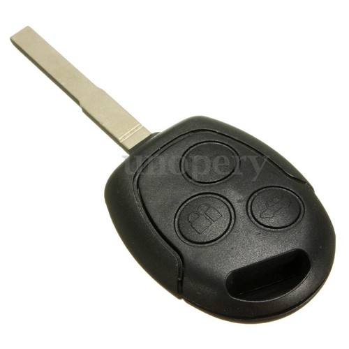 3 Buttons Remote Key Fob + Flat Blade For Ford Focus C-Max S-Max Fiesta Galaxy - Picture 2 of 5