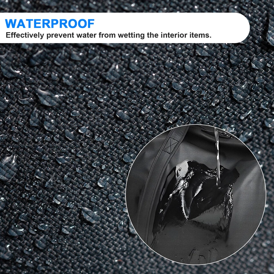 32"/42" Foldable Duffle Luggage Bag Expandable Men Travel Bag w/ Rolling Wheels - Image 3 of 4