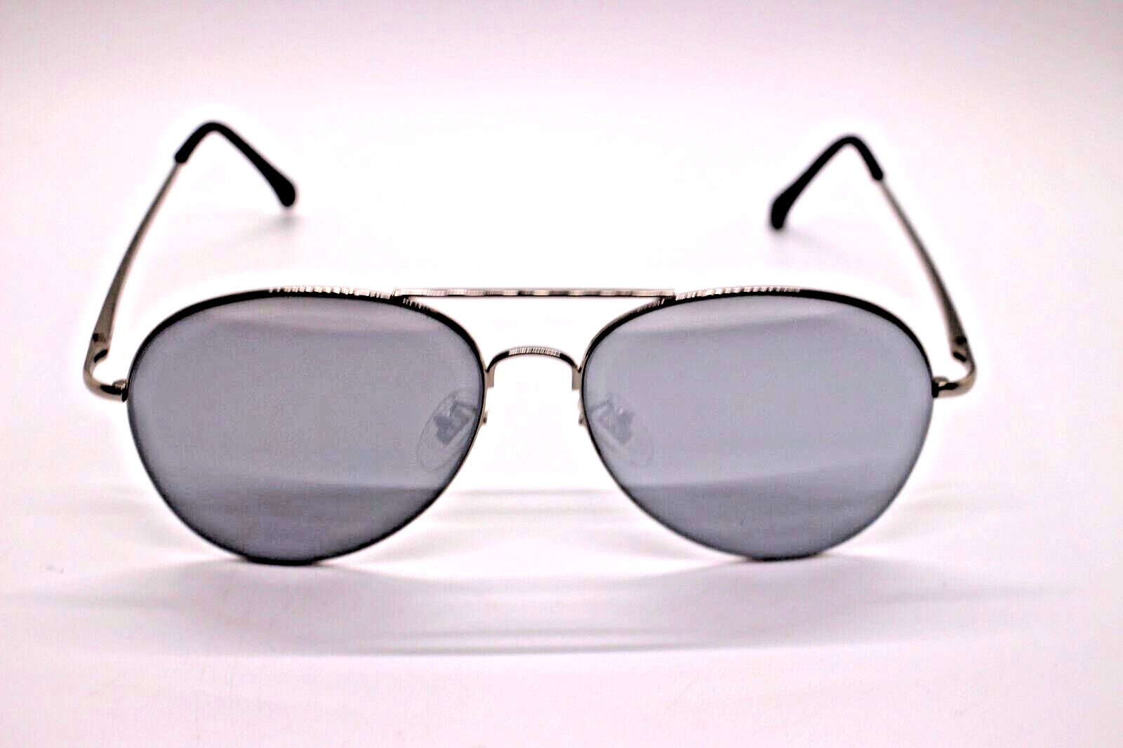 SOJOS AVIATOR SUNGLASSES SJ1030 C1 SILVER 57-14-130 SILVER MIRROR LENS-image