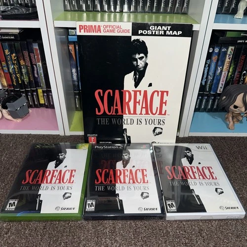 Scarface The World is Yours Lot with Strategy Guide CIB