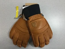 HESTRA FALL LINE 5-FINGER ALPINE PRO LEATHER GLOVE - CORK - SIZE 10