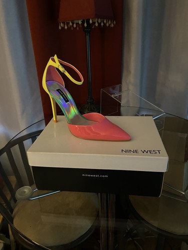 Nine West FAIZ3 7.5M Medium Pink Pointy Toe Stilettos, Brand New - Picture 5 of 5