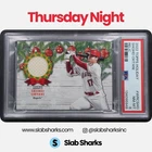 2022 TOPPS HOLIDAY #WRC-SHO SHOHEI OHTANI RELIC MEM PSA 8